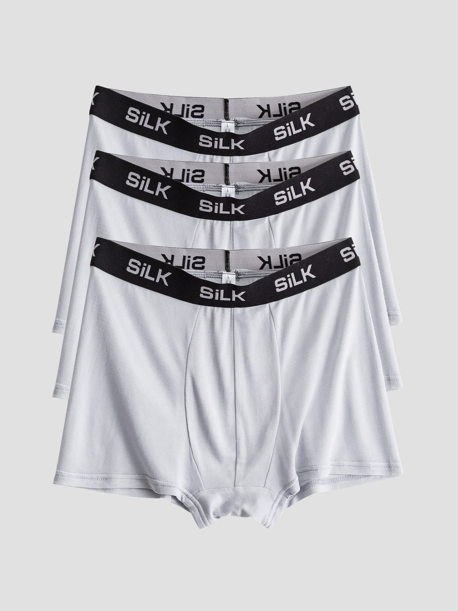 [Gray] SilkSilky-UK Pure Silk Mens Underwear 002