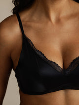 [Black] SilkSilky-UK Bra 004
