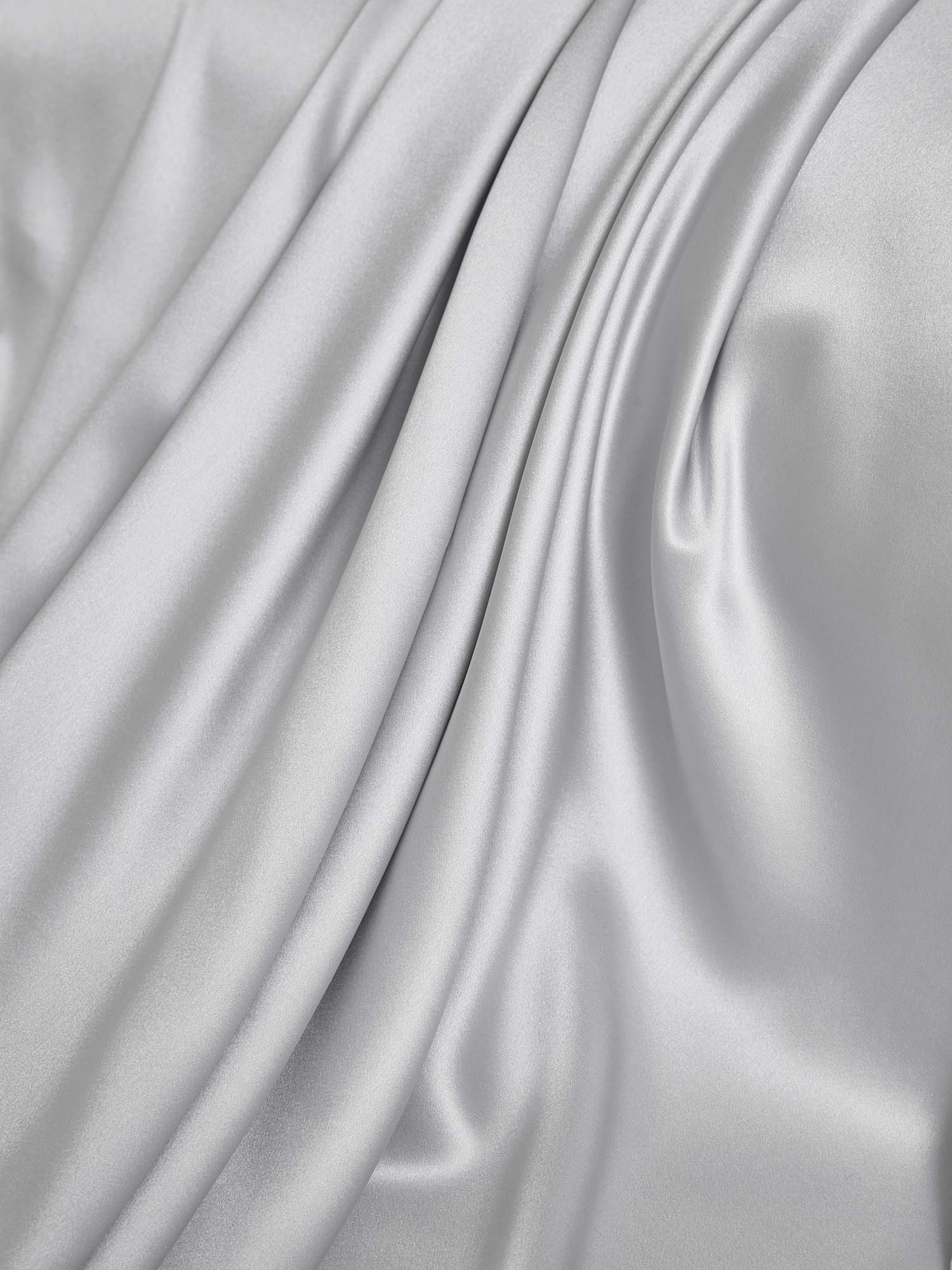[LightGray+White] SilkSilky-UK 19Momme Bed Linen Set 004