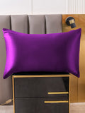 SilkSilky-UK 19Momme Pure Silk Pillowcase Purple 004