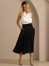 [Black] SilkSilky-UK Skirt 006