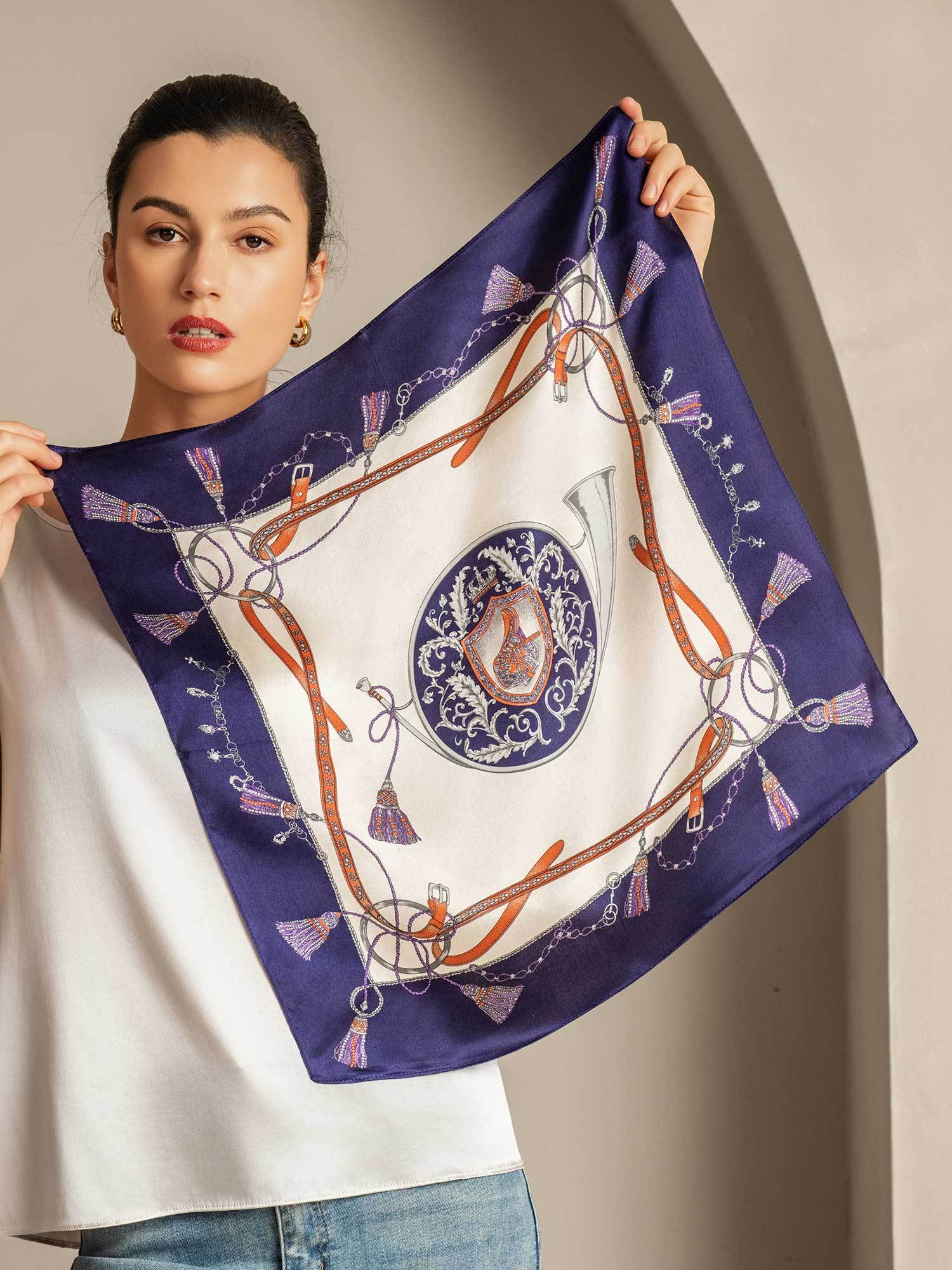 [P097] SilkSilky-UK Pure Silk Scarf 006,