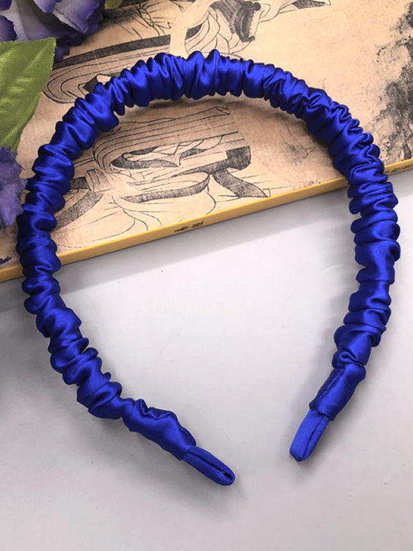 [Blue] SilkSilky-UK 19Momme Pure Silk Scrunchie 006