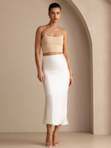 [Ivory] SilkSilky-UK Skirt 006