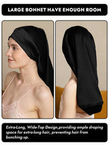 [Black] SilkSilky-UK Sleep Cap 003