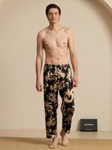 [Black Dragon] SilkSilky-UK Men's Sleep Shorts 007