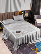 [Silver] SilkSilky-UK 22Momme Pure Silk Bedding Set 002,