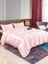 [Pink] SilkSilky-UK 22Momme Pure Silk Bedding Set 002,