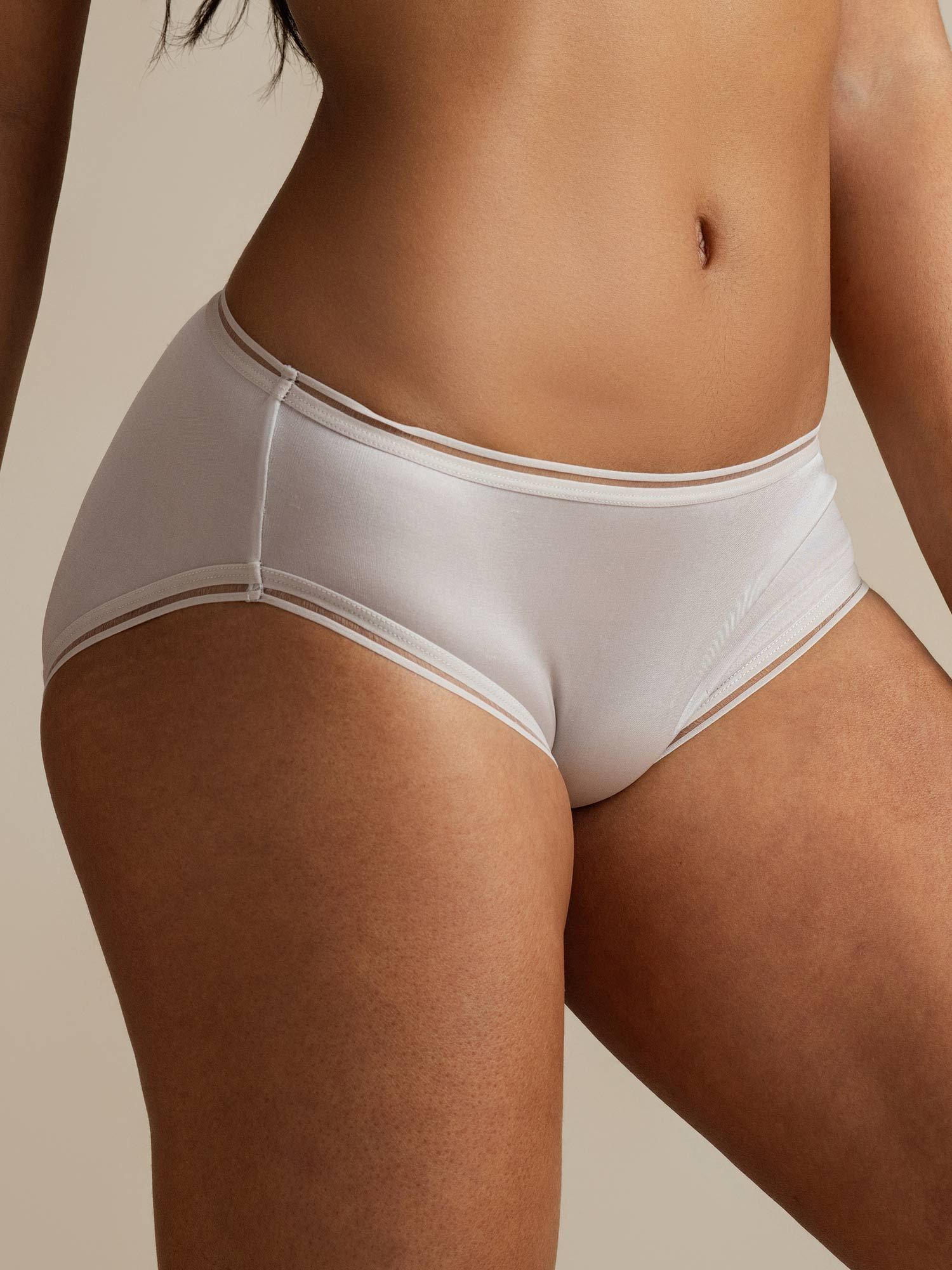 [Gray] SilkSilky-UK Pure Silk Panty 001,