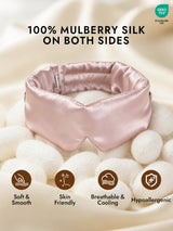 [Light Pink] SilkSilky-UK Sleep Mask 002