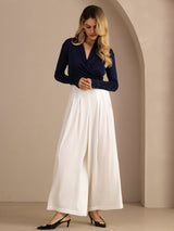 [White] SilkSilky-UK Womens Pants 007
