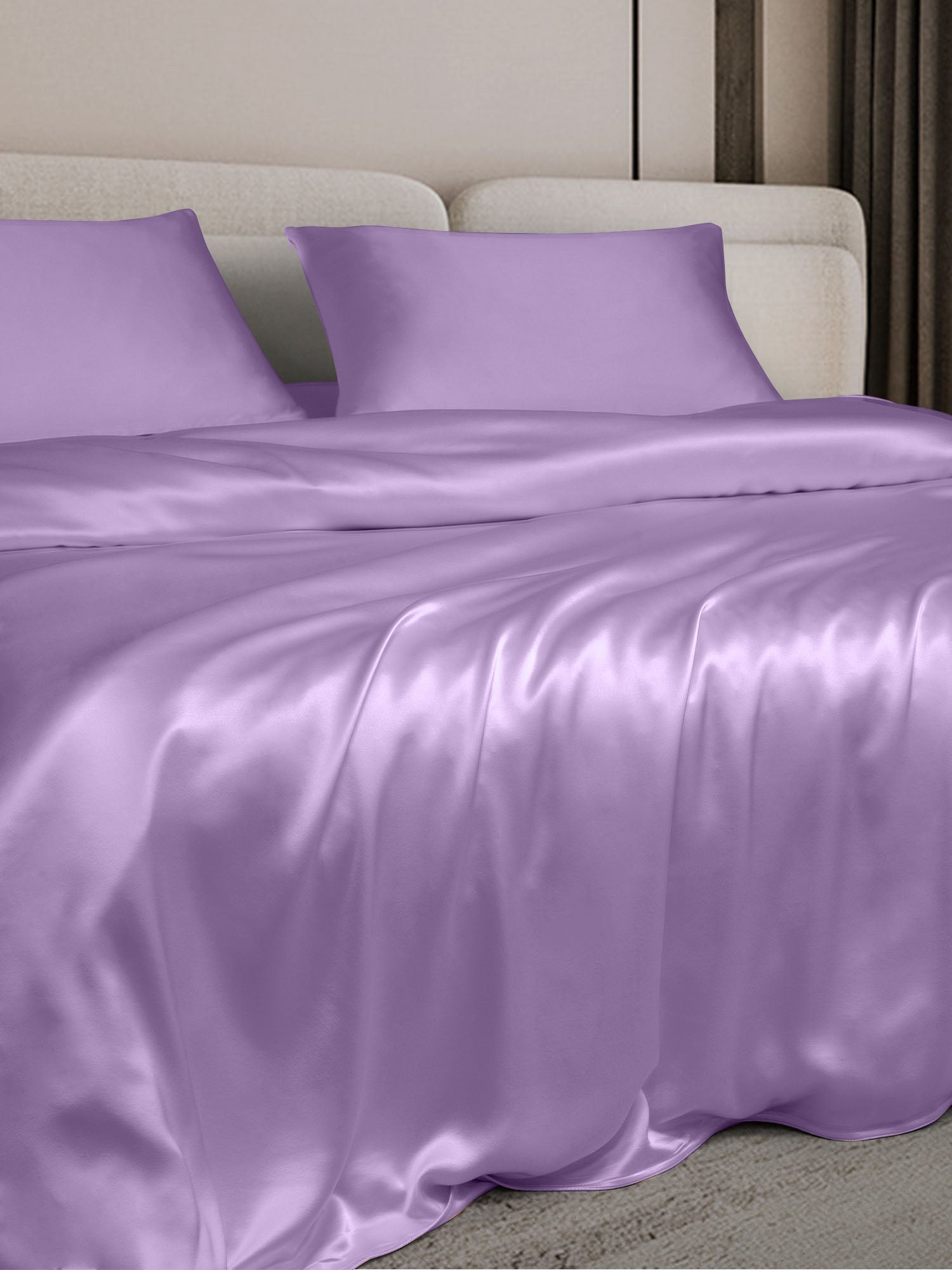 [Lavender] SilkSilky-UK 19Momme Bed Linen Set 003