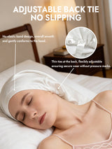 [White] SilkSilky-UK Sleep Cap 005