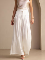 [White] SilkSilky-UK Women's Pants 007