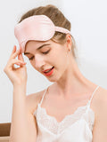 SilkSilky-UK 19Momme Pure Silk Eye Mask Pink 006