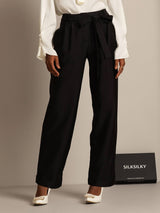 [Black] SilkSilky-UK Women's Pants 001
