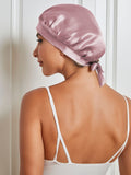 SilkSilky UK Pure Silk Sleep Cap PaleMauve 005