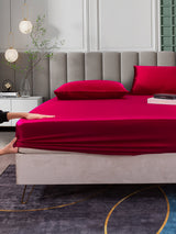 [Wine] SilkSilky-UK 25Momme Bed Linen Set 006