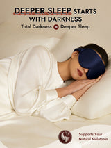 [Dark Blue] SilkSilky-UK 22Momme Sleep Mask 005