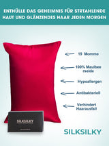 [Wine] SilkSilky-UK 19Momme Pure Silk Pillowcase 002