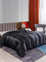 [Black] SilkSilky-UK 22Momme Duvet Covers 002