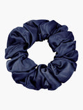 SilkSilky-UK 19Momme Pure Silk Scrunchie DarkBlue 004