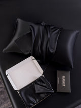 [Black] SilkSilky-UK 22Momme Pure Silk Pillowcase 005