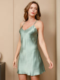 SilkSilky-UK-Pure-Silk-Sleeveless-V-Neck-Dress-Mint-Green-003