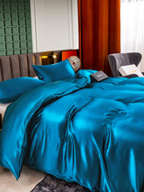 [Teal] SilkSilky-UK 25Momme Bed Linen Set 005