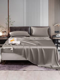 SilkSilky UK 22Momme Pure Silk Bedding Set Gray 001