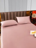 SilkSilky UK 22Momme Pure Silk Bedding Set PaleMauve 003