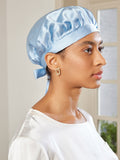 SilkSilky UK Pure Silk Sleep Cap LightBlue 002