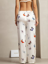 [White Butterfly] SilkSilky-UK 19Momme Silk Womens Pants 002