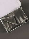 SilkSilky UK 22Momme Pure Silk Pillowcase DarkGray 006