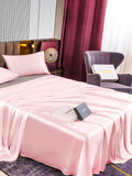 SilkSilky UK 22Momme Pure Silk Bedding Set Pink 004