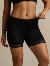 [Black] SilkSilky-UK Pure Silk Panty 003,