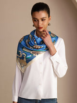 [Blue Fish] SilkSilky-UK Scarf 004