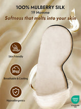 [Beige] SilkSilky-UK Sleep Mask 003