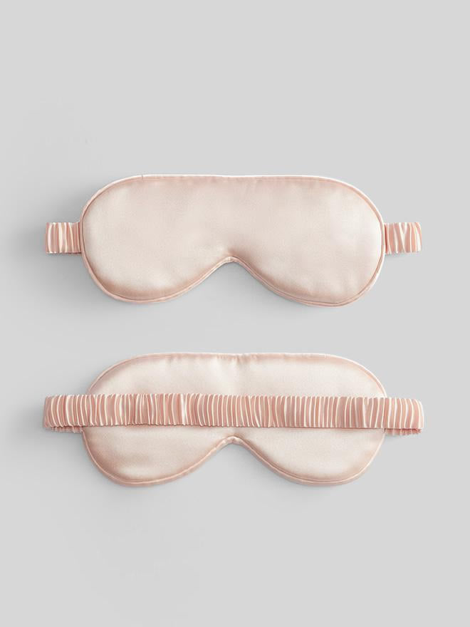 SilkSilky UK 19Momme Pure Silk Eye Mask Pink 004