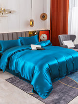 [Teal] SilkSilky-UK 19Momme Bed Linen Set 004