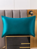 SilkSilky-UK-22Momme-Pure-Silk-Pillowcase-Teal-004