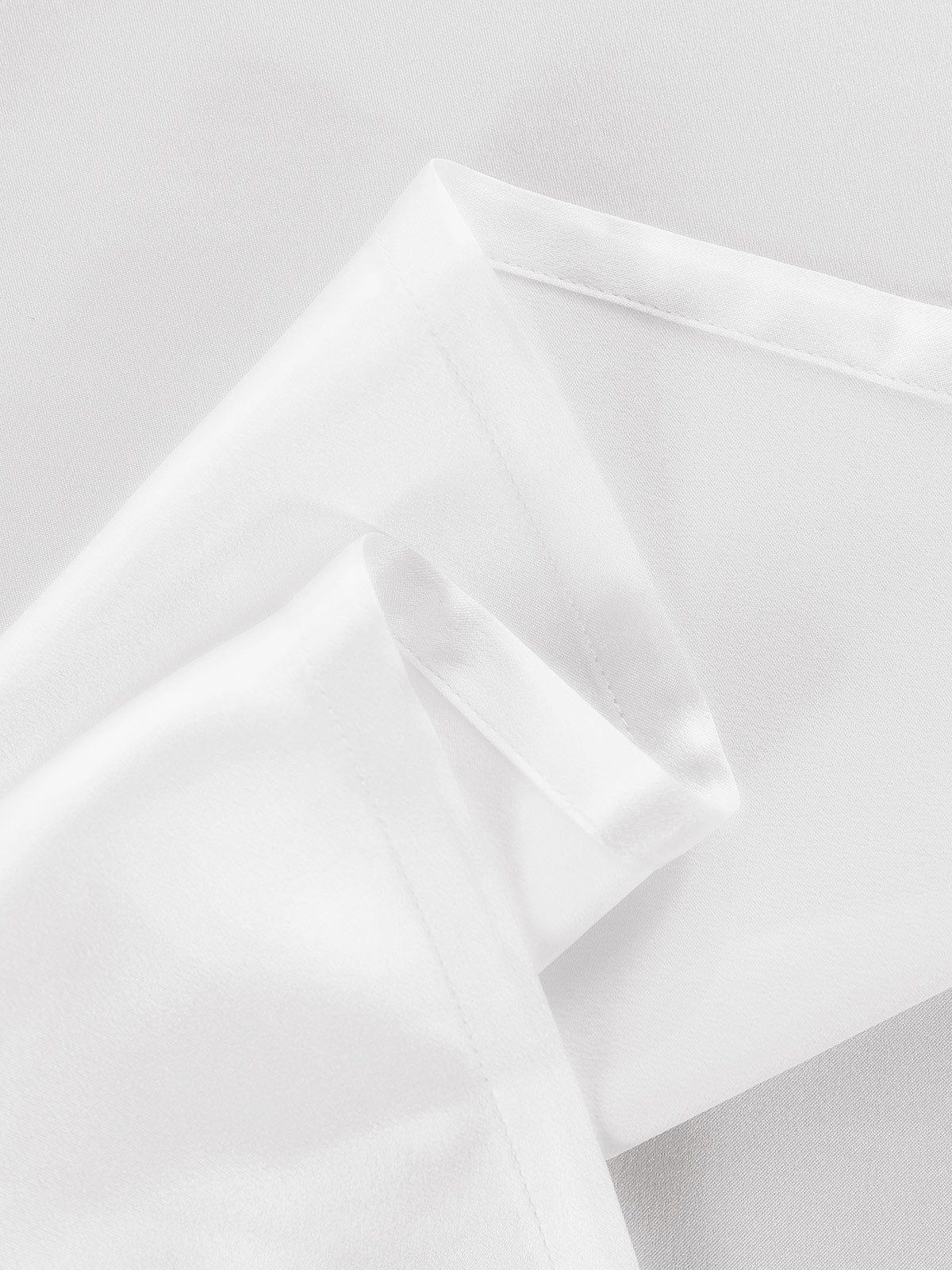 [White] SilkSilky-UK 22Momme Pure Silk Sheet 005