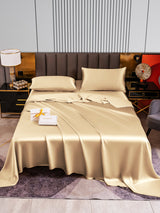 [Beige] SilkSilky-UK 22Momme Pure Silk Bedding Set 001,