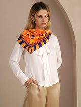 [Orange Dog] SilkSilky-UK Scarf 005