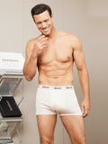 SilkSilky UK Silk Knitted Mens Underwear Beige 001