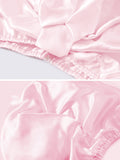 SilkSilky UK Pure Silk Sleep Cap Pink 004