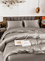 [Gray] SilkSilky-UK 19Momme Bed Linen Set 005
