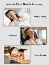 [Beige] SilkSilky-UK Sleep Mask 006