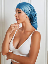 [Teal] SilkSilky-UK Sleep Cap 004