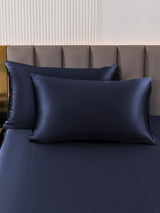 [Dark Blue] SilkSilky-UK 22Momme Pure Silk Pillowcase 001